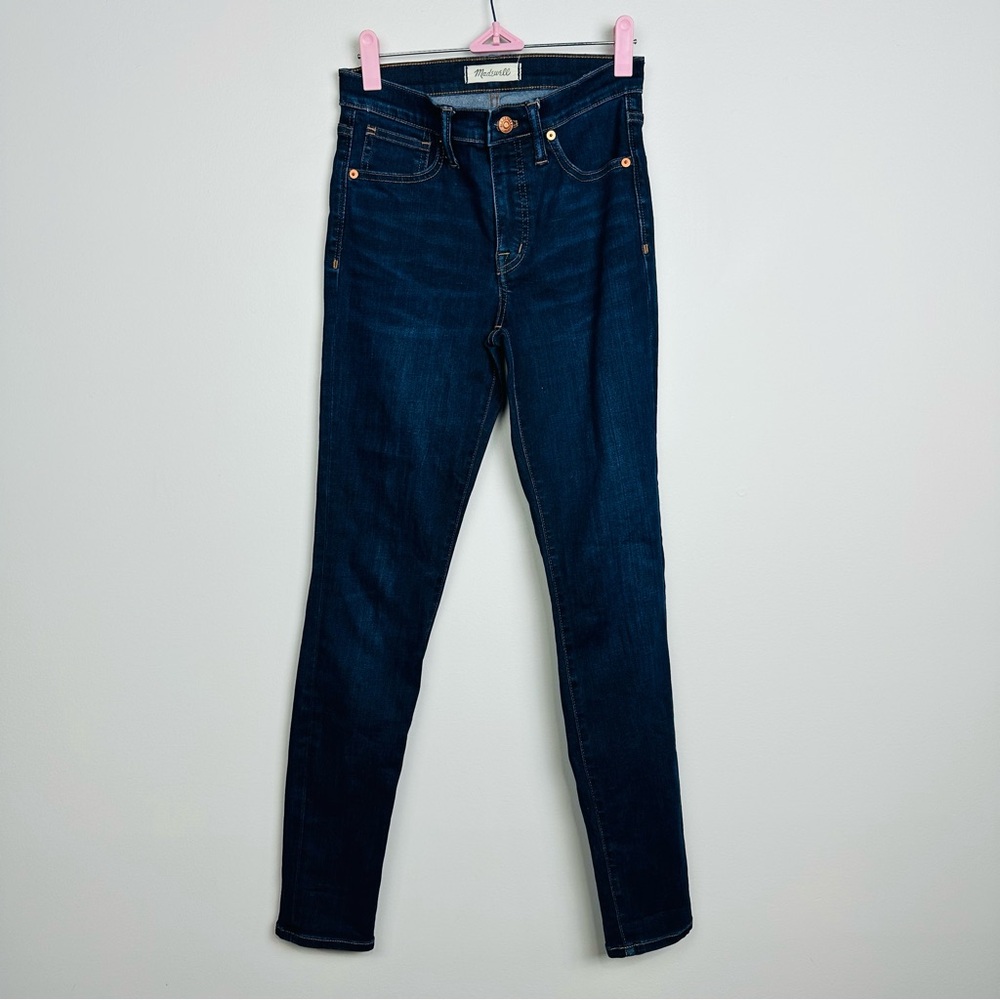 Madewell Dark Blue 9” High Rise Skinny Jeans Size 25